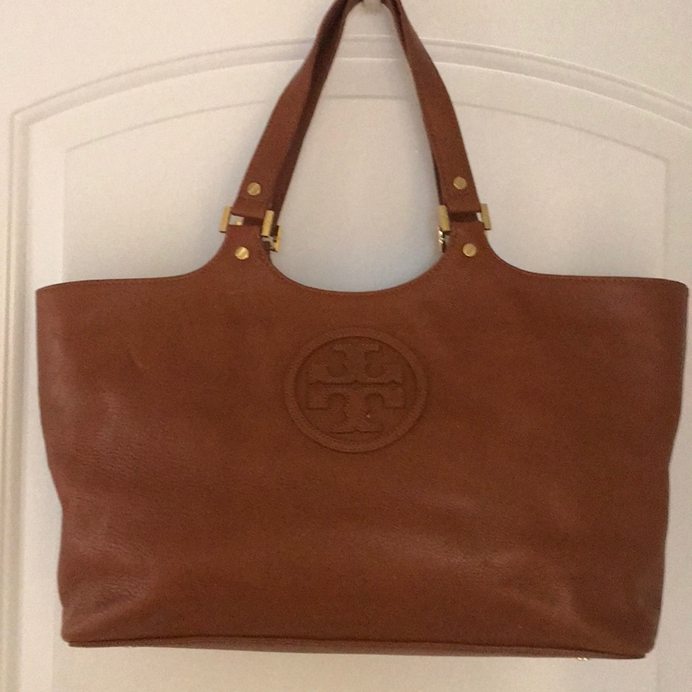 Tory Burch Leather Purse- light brown